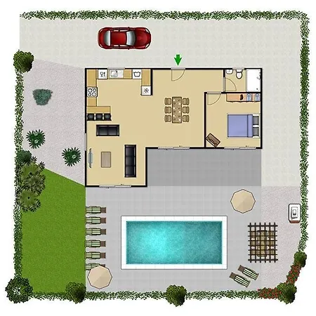 In Sleeps 9 Includes Swimming Pool Air Con And Wifi 9 * Kissonerga
